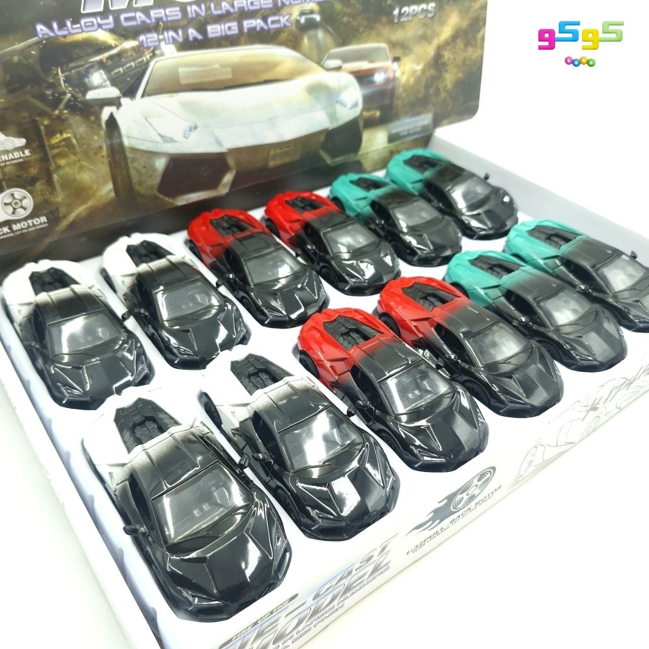 🚗 ماشین فلزی عقب‌کش اسپرت (Die-Cast 1:32)