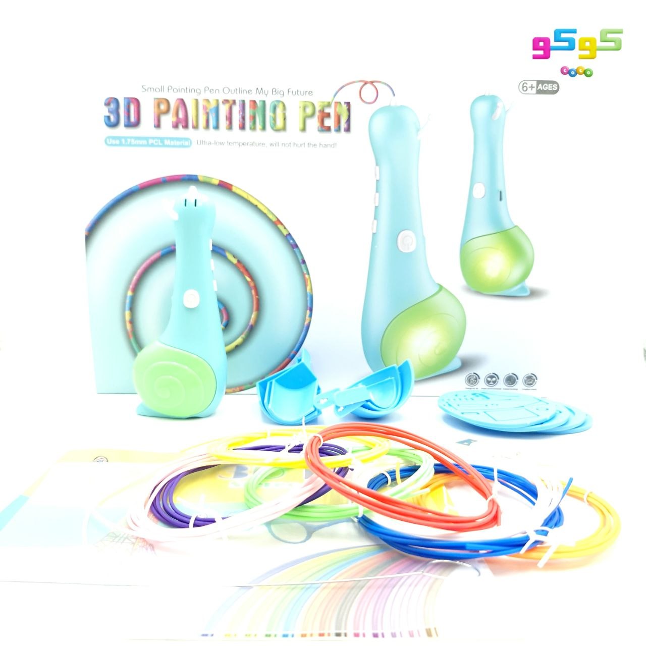 🖊️ قلم سه بعدی ۳D Painting Pen‌مدل حلزون